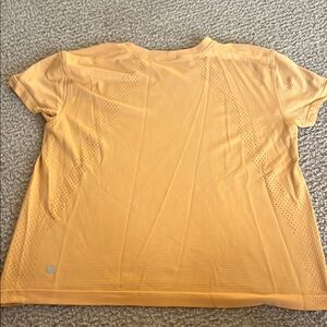 Women's Yellow Athletic Top
